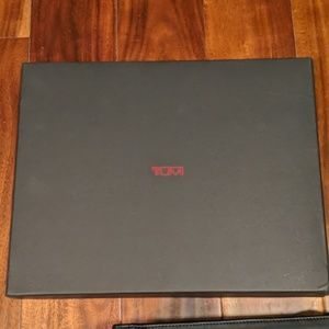 Tumi Black Leather Portoflio